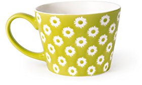 Excelsa Enjoy Tazza Jumbo, Porcellana, Verde, 8 Centimeters cm