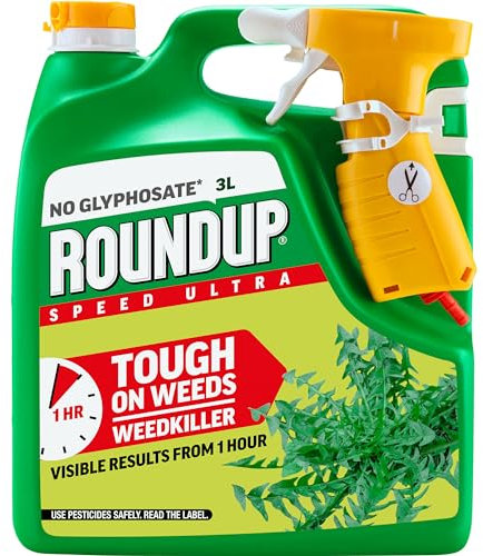 Roundup Speed Ultra (Glyphosate Free), Weedkiller, Manual Spray - 3 Litre