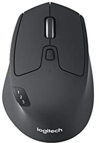 Souris Logitech Pro (renouvelée) - Noir - Bluetooth et USB - Souris ordinateur - Moderne et fonctionnelle