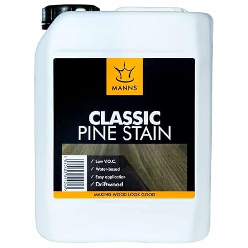 Manns Classic Pine Stain - Ebony - 5L