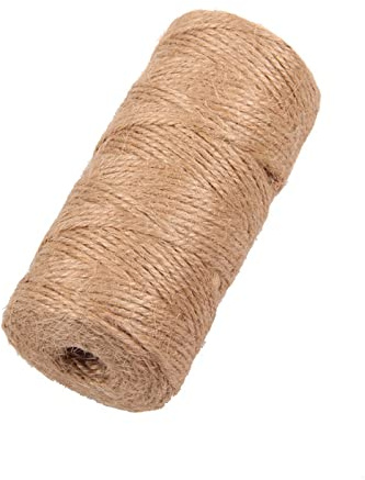 Egurs Bunte juteschnur 2mm Natürliche Schnur Garten Kordel für Gartenarbeit Floristik DIY Bündeln Dekoration Geschenkpapier Bindfäden Bild Display und Verzierungen Leinen