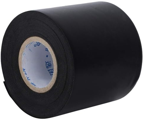 Pssopp Nastro Isolante per Condizionatore d'Aria Nastro Adesivo Nero Nastro Sigillante in PVC Affidabile per Condizionatori d'Aria per la Famiglia Domestica