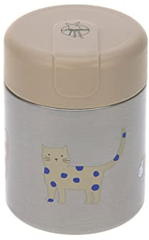 LÄSSIG bambini piccoli Termo scalda scatole di porridge merendine a prova di perdite Acciaio Inox 315 ml/Food Jar Little Mateys royal blue