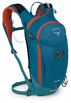 Osprey Salida 8L Women's Biking Backpack with Hydraulics Reservoir, Waterfront Blue