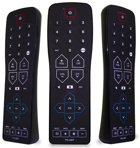 Universal Water-Resistant Television Remote | PC-AEP Pure Control Advanced Entertainment Platform TV Remote. AEP Top Box Remote