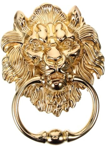 DOITOOL Lion Türgriff Aus Metall Antiker Design Türpull Mit Vintage-stil Hochwertiger Türbeschlag Für Eingangstüren Und Gartentüren Langlebig Und Pflegeleicht