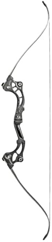 PHILOCS F163 Jagdbogen 30-55lb Recurve-Bogen, 23 Zoll Magnesium-Legierung Riser, Rechtshänder