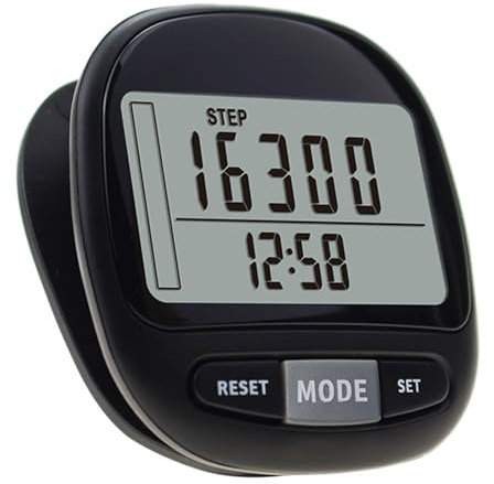 Podomètre à écran LCD avec clip de ceinture, podomètre, compteur de distance, podomètre numérique, équipement de fitness