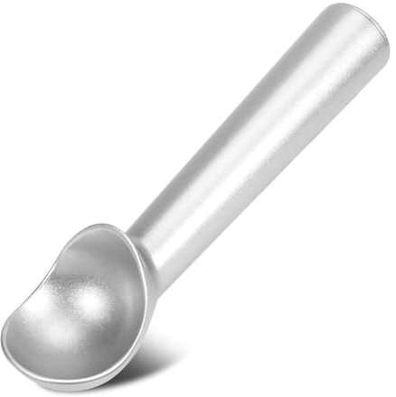 Cuchara de helados de aleación de aluminio, antiadherente, anticongelante, cuchara de excavación, cuchara de metal para helados