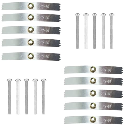 10 Pcs 86 Type Socket Back Box Repair Clips, Universal Cassette Repair Tool with Adjustable Support Rods & Screw Hooks for Wall Outlet/Switch (Silver)