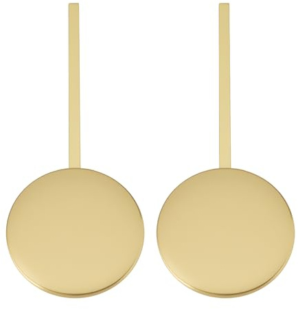 ECSiNG Orologio Da Parete A Pendolo In Metallo Dorato Da 2 Pezzi 15 Cm Adatto Per Riparare Sostituire O Realizzare Orologi