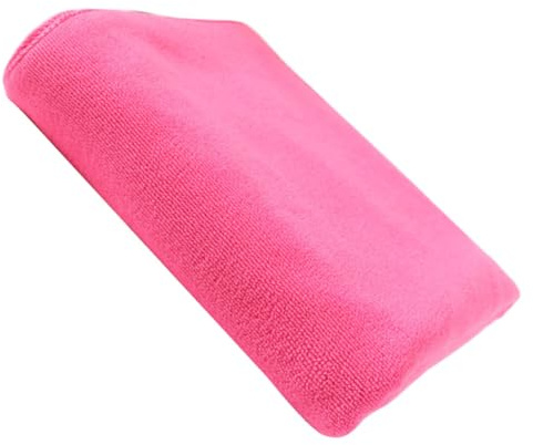 Party Mikrofaser Haartrocknungshandtuch Waschlappen 30x70cm Rosa | Mehrzweck, Stark Saugfähig, Schnell Trocknend, Weich Hautfreundlich, für Baden, Gesicht, Auto, Reinigung