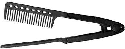 Herramienta de peine de estilo - V Forma peinados Fixer para mujer, hierro plano profesional | Ayuda de estilo innovador con mango antideslizante resistente al calor, diseño práctico