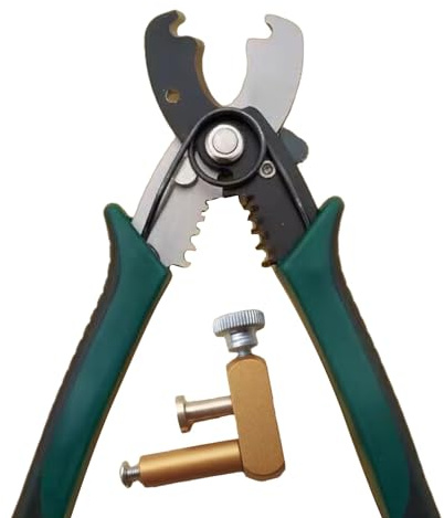 Alicates multifuncionales para pelar cables con agarre cómodo para decoración del hogar e instalaciones eléctricas industriales, cortador de alambre ergonómico