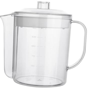 Hemobllo Séparateur de Graisse avec Filtre Tamis Doseur Créatif pour Cuisine Accessoire Maison Pratique pour Cuisson et Refroidissement