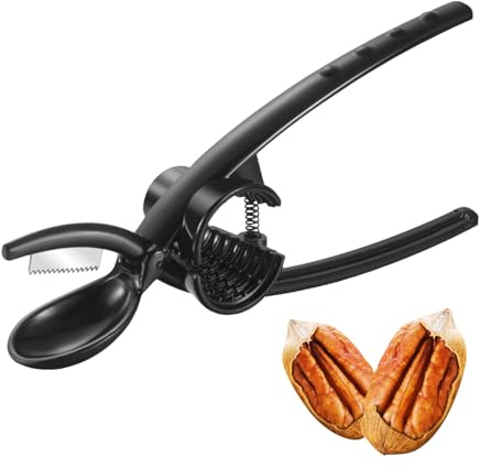Generisch Cascanueces de nogal | Cascanueces portátil, antideslizante, para el hogar, cocina, restaurante, cocineros, adultos, ancianos, manos débiles, niños, adolescentes