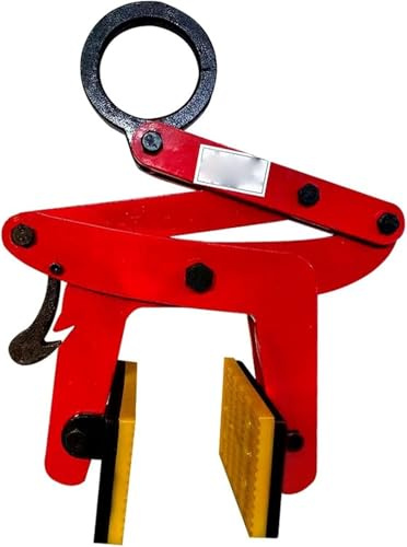 LMMIAOZ Sollevatore per lastre di pavimentazione per impieghi gravosi - capacità 350 kg/390 kg/500 kg, Morsetti di Sollevamento Verticali per Granito, Pietra, Piastre in Acciaio