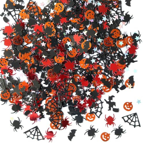 Confeti Purpurina Halloween Decoración Dispersa Para Mesa De Temporada