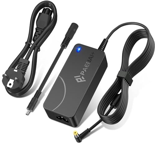 65W 45W Chargeur Ordinateur pour Acer Aspire 3 5 1 E1 E15 V3 V5 V7 R3 R7 S3 M5 E5-521 E5-575 E5-576 5250 5253 5336 5349 5532 A315 PA-1650-86 N19C3 N16Q2 N19C1 N17C4 PC Portable Adaptateur Secteur