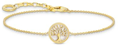 THOMAS SABO Armband mit Tree-of-Love-Anhänger vergoldetes Silber A2160-427-39