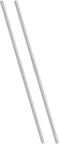 PATIKIL 3/8-16 UNC 304 Edelstahl Gewindestange, 2 Stück 305mm Länge Langgewindeschraube Gewindestangen Gewindestab Gewindestifte für Verankerungsschraube, Klemmen, Hänger und U-Bolzen