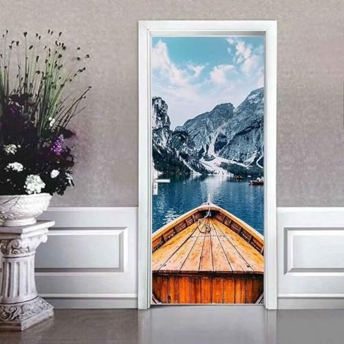 Türaufkleber Türtapete Türbilder Türposter Selbstklebend 3D 77 X 200 Cm Pvc Wasserdicht Abnehmbare Wandbilder Für Schlafzimmer Haus Bad Wc Büro Dekoration - Türwandaufkleber -215368-56120