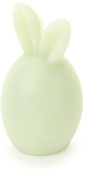 NUVOLE DI STOFFA Candela Coniglio Pasquale in Cera Dorothy 22h 6x10 cm 3 Varianti(1pz) Verde