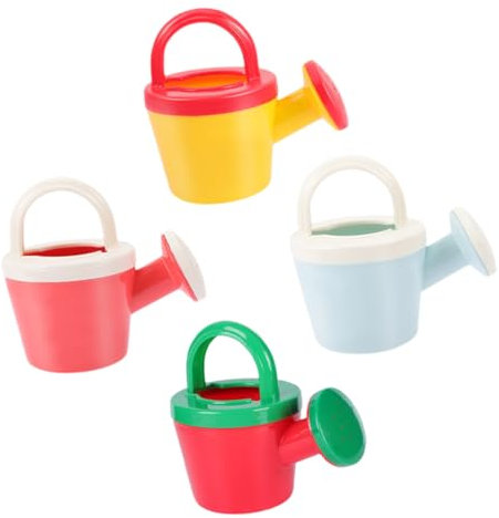 ibasenice 4piezas Regaderas de Juguete para Regadera Plástica Playa para Pequeños para Acuáticos el Baño Piscina