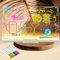 Tableau lumineux message led 30cmx20cm Double face tableau à message lumineux en acrylique Essuyable avec Support Réglable Chiffon 7 Stylos de Couleur Idéal pour la maison le bureau