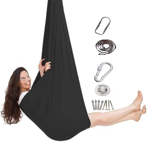 Hängematten für drinnen und draußen, Aerial-Yoga-Schaukeln, komplett mit sämtlichem Zubehör