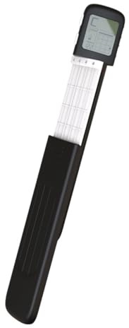 MAGICLULU Tragbares Ukulele Akkordübungsgerät Stoßfester Fingertrainer für Erwachsene und Kinder Leichtes Ukulelen Übungswerkzeug in Schwarz