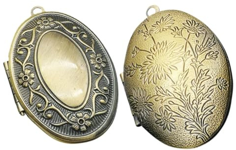 Toyvian 2stücke Memmetall Anhänger mit Blumenstraußmotiv Foto-medaillon für Damen Erinnerungsstück für Halsketten Langlebiges Schmuckstück zum Selbermachen