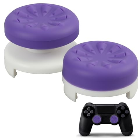 Thumb Stick Grips Caps for PS5 controller grips with Anti-Slip Design, Height Increase for Precision Controller Grips, Silicone Turbo Cap Thumbstick Grip Cap for Precision
