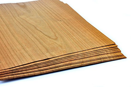 4-5 Furniere in der Holzart Kirschbaum. Furnier geeignet für Modellbau, Ausbesserungsarbeiten, Fotografie, Geschenk, Restauration, DIY, basteln, Intarsien, Schmuck