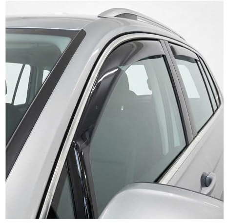 OMAC Windabweiser für VW Tiguan 2016-2024 Acryl Dunkel 2tlg