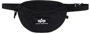 Alpha Industries Rubber Print Waistbag Unisex Black