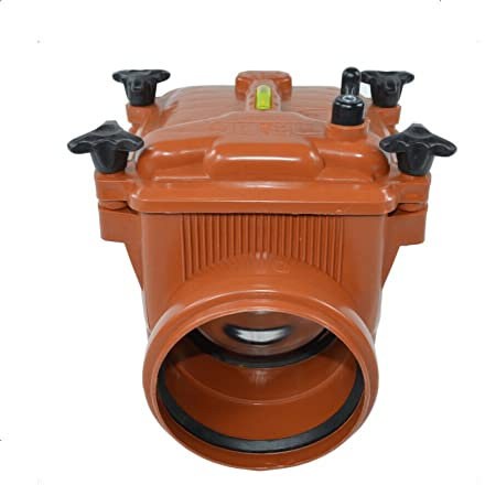 ISTA TOOLS Backflow Valve DN 125 Backflow Seal Rat Protection for HT - KG Pipes Check Valve Waste Water (DN-110)