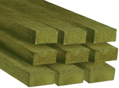 4 X 2 Timber (47 X 100mm) C16 Sawn Treated Timber 4.8Mtr - Pack of 10
