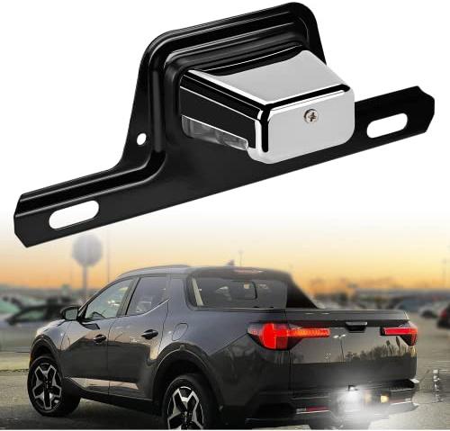 Nilight LED License Plate Light w/Bracket Mount Waterproof Courtesy Step Tag Dome Cargo Lights Chrome Housing 12V for Truck Trailer RV UTV ATV Camper Boat