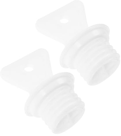 GOOHOCHY 2pcs Hot Water Bottle Rubber Stopper Caps 22.5mm Cross Plug Seal Replacement Anti-Leak Small Stoppers for Portable Hot Water Bags