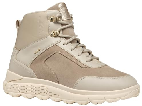 Geox D Spherica 4x4 B ABX, Stivale alla Caviglia Donna, Tortora, 41 EU