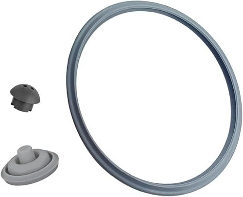MULTIM Goma Olla Express (22cm),Válvula de Seguridad, Junta Indicador de Coccion Compatible con WMF Plus Repuesto Ollas de Presión Accesorios,2,5 l - 8,5 l - Juego de 3 Piezas