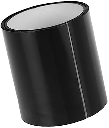 CATIEBYE Reparatur und Dichtungsband aus PVC Leckreparaturklebeband für Wasser und Dampfschraubanschlüsse Schwarz Wasserfest