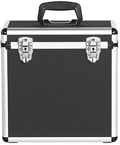 Yaheetech Extra-Large Lockable Makeup Box, Black