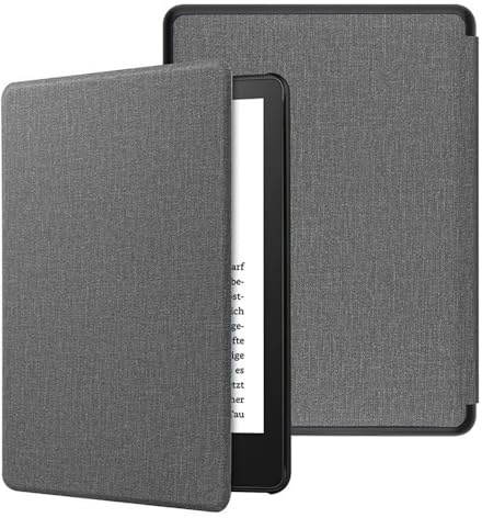 TOKILO Schutzhülle für Kindle Paperwhite 17,8 cm (7 Zoll) eReader 12. Generation 2024, ultradünn, weiche PU-Schale und TPU-Rückseite, automatische Wake/Sleep-Funktion, nicht für iPad 17,3 cm (7 Zoll)