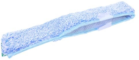 KOMBIUDA Window Cleaner Scrubber Refill Sleeve Microfiber Squeegee Cloth Sleeve Window Bathroom Glass Door Cleaning Wiper Head Replacement