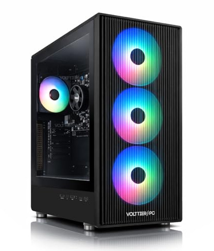 VolttierPC – PC Gaming AMD Ryzen 5 5600GT | Radeon Vega 7 | 16GB RAM | 500GB SSD NVMe | WiFi 6 + Bluetooth 5.2 | Windows 11 Pro | PC Gamer