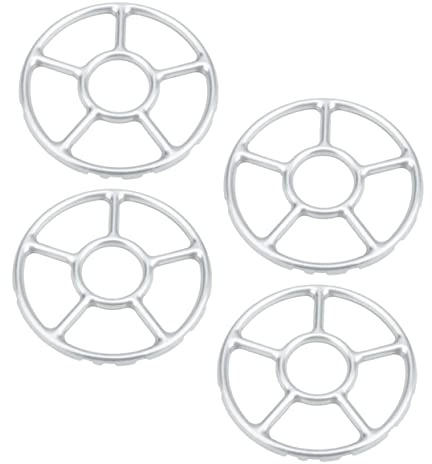 GLEAVI 4pièces Support Pour Casseroles Et Woks Pratique Pour Cuisinière à Gaz Accessoire De Cuisine Lot