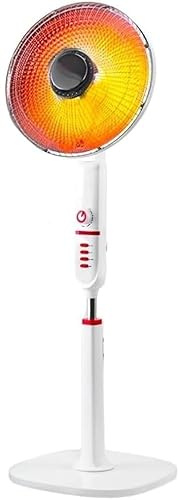 Stufa Piantana a Carbonio, Ventilatore Aria Calda, Oscillante 90°, Riscaldamento Rapido 500W/1000W