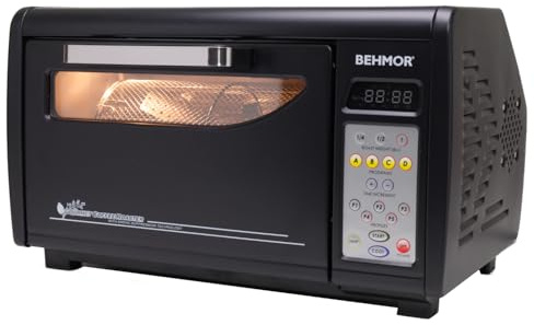 Kaffeeröster Behmor 2020SR Plus, 100–454 g Kapazität, patentierte Rauchunterdrückung, 5 Röstprogramme, manueller Modus, Quarz-Heizelemente, elektrischer Heimröster für Innenräume | Manueller Modus, Quarz Heizelemente, Sicherheitsabschaltung, Warnsignal, Kühlzyklus, Rösttrommel und Häutchenschublade